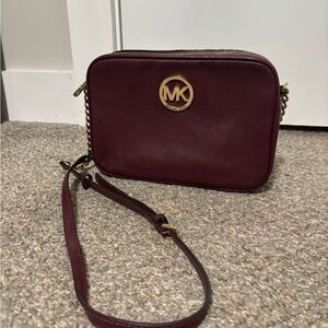 Michael Kors Wine Crossbody Bag